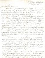 Letter from Clarence Williams to Gretchen Williams, September 14, 1945
