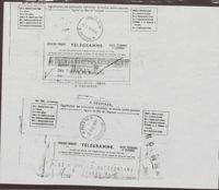 Telegram from OSE Limoges about status of visas