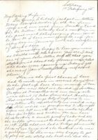 Letter from Clarence Williams to Gretchen Williams, Feburary 10, 1945