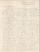 Letter from Clarence Williams to Gretchen Williams, July 19, 1945