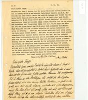 Letter from Curt and Regina Schönwald to Henry Wald, October 7, 1939