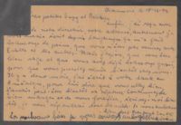Postcard from Senta Loewenstein to Beate and Suzy Stern, December 18, 1944