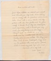 Letter from Beate Stern to Albert and Flora Schmidt and Bertha Gottlieb, 1946