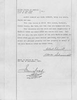 Sworn Statement of Albert and Flora Schmidt, September 5, 1951