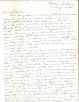 Letter from Clarence Williams to Gretchen Williams, August 11, 1945