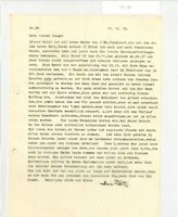 Letter from Curt and Regina Schönwald to Henry Wald, December 15, 1939