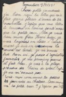 Letter from Paulette Rimmer to Bea Karp, April 3, 1943