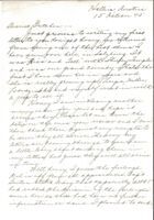 Letter from Clarence Williams to Gretchen Williams, October 15, 1945