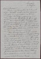 Letter from Clarence Williams to Gretchen Williams, May 20, 1945