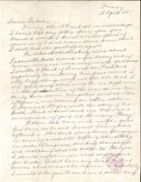Letter from Clarence Williams to Gretchen Williams, April 13, 1945