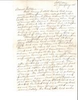 Letter from Clarence Williams to Gretchen Williams, January 27, 1945