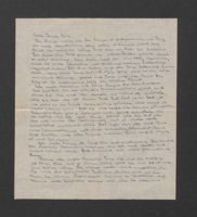 Letter from Annelie Falkenstein to Käte Speier, undated