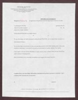Form for compensation based on French-American Agreements of 2001