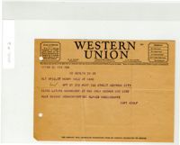 Telegram from Curt Schönwald and Adolf Lachmann to Henry Wald, undated