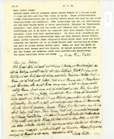 Letter from Curt and Regina Schönwald to Henry Wald, May 5, 1940