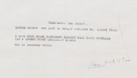 Telegram from OSE Paris to Louise Gordon