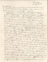 Letter from Clarence Williams to Gretchen Williams, April 30, 1945