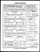 Clarence Williams's Application for World War II Service Compensation
