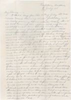 Letter from Clarence Williams to Gretchen Williams, July 4, 1945
