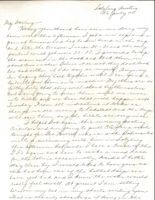 Letter from Clarence Williams to Gretchen Williams, July 26, 1945