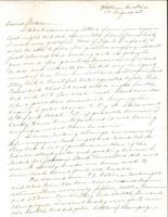 Letter from Clarence Williams to Gretchen Williams, August 12, 1945