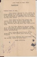 Letter from the Gottliebs to Beate and Susie Stern