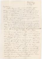 Letter from Clarence Williams to Gretchen Williams, May 16, 1945