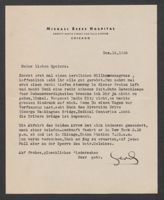 Letter from Gerhard Eckman to Albert, Käte and Eva Speier, December 16, 1936