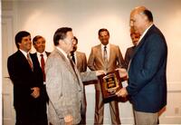 Maurice Udes Receiving Award