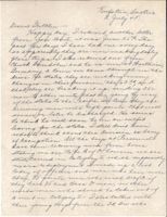 Letter from Clarence Williams to Gretchen Williams, July 2, 1945