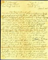 Letter from Frida Rhein to Francis Silbernagel, March 18