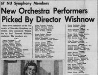 Hanna Rosenberg chosen for NU Symphony orchestra
