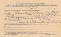Clarence Williams Change of Address Notice