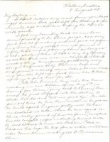 Letter from Clarence Williams to Gretchen Williams, August 7, 1945