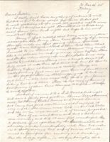 Letter from Clarence Williams to Gretchen Williams, March 30, 1945