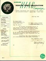 Letter from Issac L. Asofsky to Louis Rhein, June 23, 1941