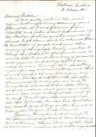Letter from Clarence Williams to Gretchen Williams, October 6, 1945