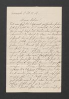 Letter from Bertha Putzel Blüth to the Speiers, November 29, 1938
