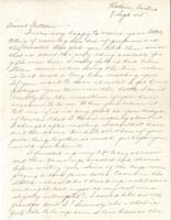 Letter from Clarence Williams to Gretchen Williams, September 8, 1945