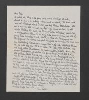 Letter from Elsa Speier and Edith Karger to Alfred and Käte Speier, 1939