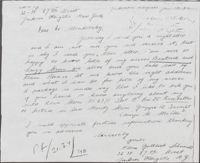 Letter from Flora Gottlieb Schmidt to Dr. Minkovsky, January 14, 1945