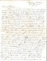 Letter from Clarence Williams to Gretchen Williams, July 22, 1945