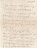 Letter from Clarence Williams to Gretchen Williams, March 19, 1945