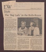 The 'Bag Lady' in the Rolls-Royce