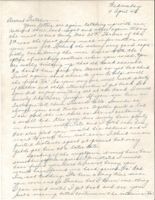 Letter from Clarence Williams to Gretchen Williams, April 4, 1945