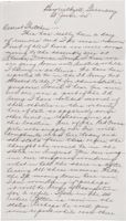 Letter from Clarence Williams to Gretchen Williams, June 5, 1945