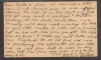 Postcard from Flora and Albert Schmidt to Beate and Susie Stern, May 16, 1945