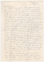 Letter from Clarence Williams to Gretchen Williams, May 4, 1945