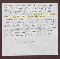 Irving Shapiro Notes (End of War)
