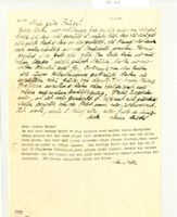 Letter from Curt and Regina Schönwald to Henry Wald, February 6, 1940